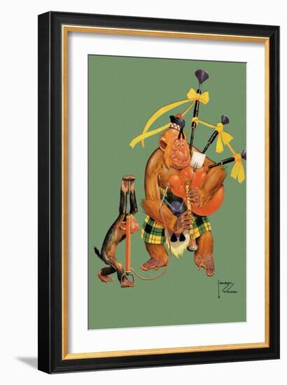 Scottish Money-Lawson Wood-Framed Art Print