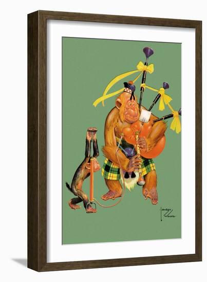 Scottish Money-Lawson Wood-Framed Art Print