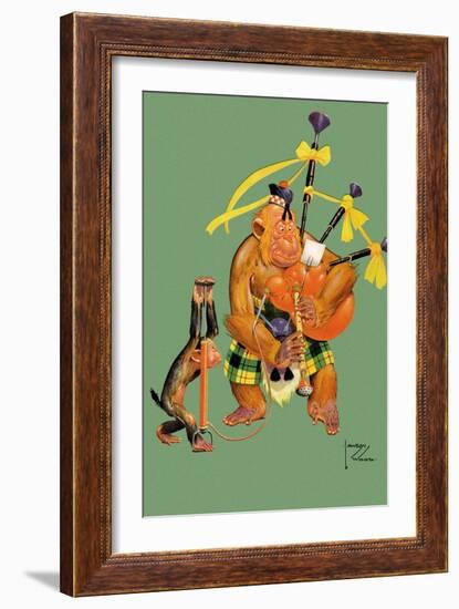 Scottish Money-Lawson Wood-Framed Art Print