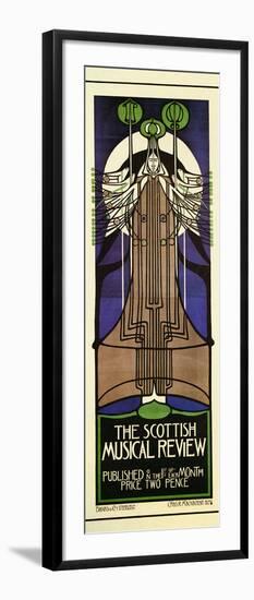 Scottish Musical Review-Charles Rennie Mackintosh-Framed Art Print