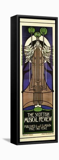 Scottish Musical Review-Charles Rennie Mackintosh-Framed Stretched Canvas