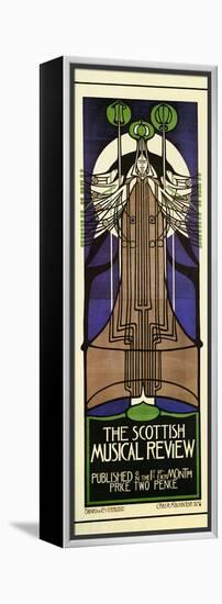 Scottish Musical Review-Charles Rennie Mackintosh-Framed Stretched Canvas