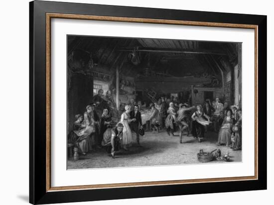 Scottish Penny Wedding-David Wilkie-Framed Art Print