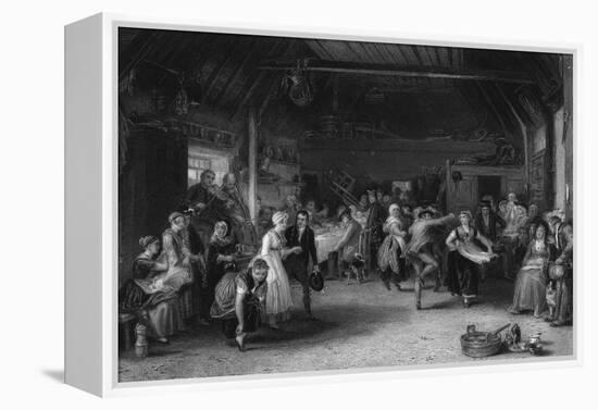 Scottish Penny Wedding-David Wilkie-Framed Stretched Canvas