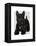 Scottish Terrier and Bow-Fab Funky-Framed Stretched Canvas