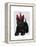 Scottish Terrier and Party Hat-Fab Funky-Framed Stretched Canvas