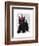 Scottish Terrier and Party Hat-Fab Funky-Framed Art Print