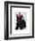 Scottish Terrier and Party Hat-Fab Funky-Framed Art Print