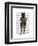 Scottish Terrier in Kilt-Fab Funky-Framed Art Print