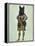 Scottish Terrier in Kilt-Fab Funky-Framed Stretched Canvas