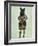 Scottish Terrier in Kilt-Fab Funky-Framed Art Print