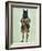 Scottish Terrier in Kilt-Fab Funky-Framed Art Print