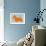 Scottish Terrier Orange-NaxArt-Framed Art Print displayed on a wall