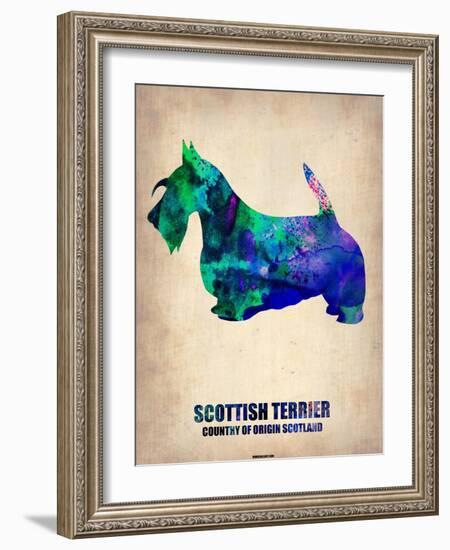 Scottish Terrier Poster-NaxArt-Framed Art Print