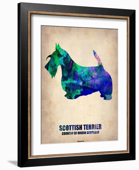 Scottish Terrier Poster-NaxArt-Framed Art Print