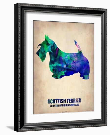 Scottish Terrier Poster-NaxArt-Framed Art Print