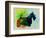 Scottish Terrier Watercolor-NaxArt-Framed Art Print