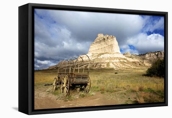 Scotts Bluff in Present Day Nebraska, Now a National Monument-Richard Wright-Framed Premier Image Canvas