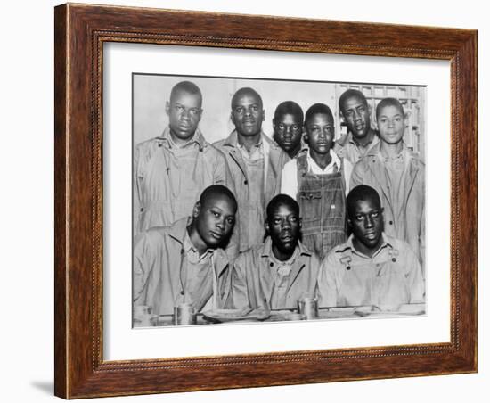 'Scottsboro Boys' in Jefferson County Jail, Birmingham-null-Framed Photo