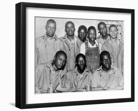 'Scottsboro Boys' in Jefferson County Jail, Birmingham-null-Framed Photo