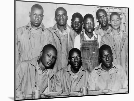 'Scottsboro Boys' in Jefferson County Jail, Birmingham-null-Mounted Photo