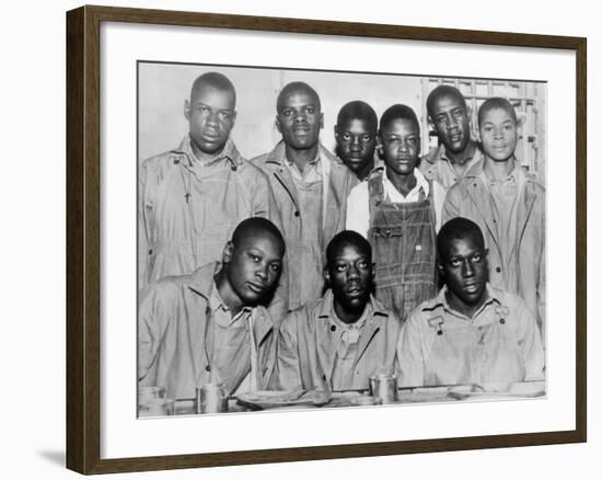 'Scottsboro Boys' in Jefferson County Jail, Birmingham-null-Framed Photo