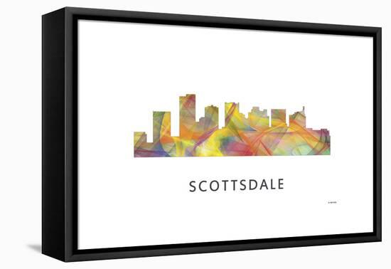 Scottsdale Arizona Skyline-Marlene Watson-Framed Premier Image Canvas