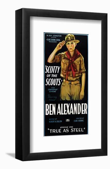 Scotty Of The Scouts - 1926-null-Framed Giclee Print