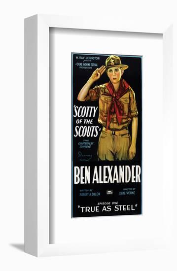 Scotty Of The Scouts - 1926-null-Framed Giclee Print