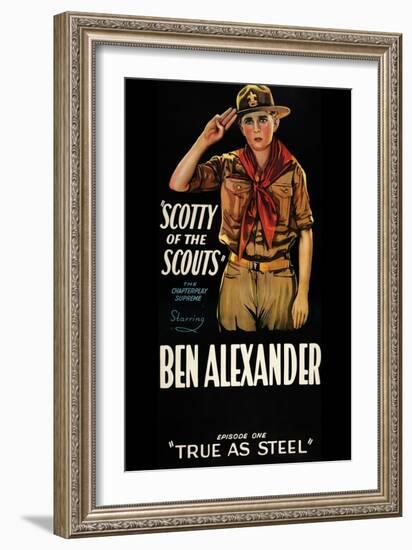 Scotty of the Scouts - True as Steel-null-Framed Premium Giclee Print