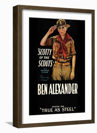 Scotty of the Scouts - True as Steel-null-Framed Premium Giclee Print