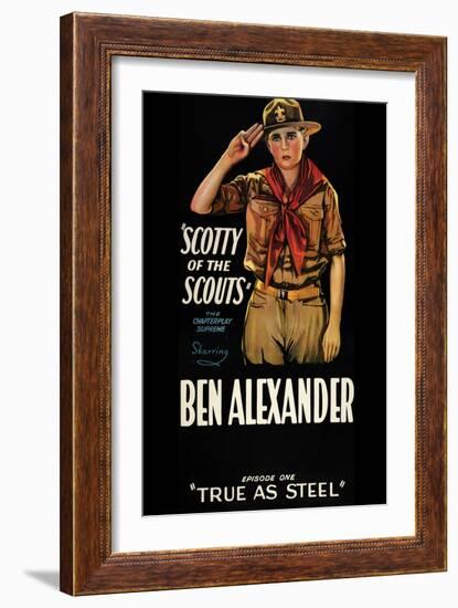 Scotty of the Scouts - True as Steel-null-Framed Art Print