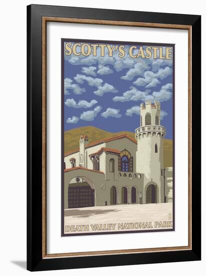 Scotty's Castle, Death Valley, California-Lantern Press-Framed Art Print