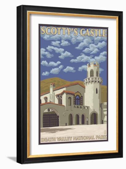 Scotty's Castle, Death Valley, California-Lantern Press-Framed Art Print