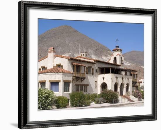 Scotty's Castle, Death Valley National Park, California, USA-Ethel Davies-Framed Photographic Print