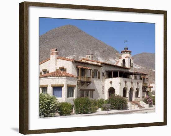 Scotty's Castle, Death Valley National Park, California, USA-Ethel Davies-Framed Photographic Print