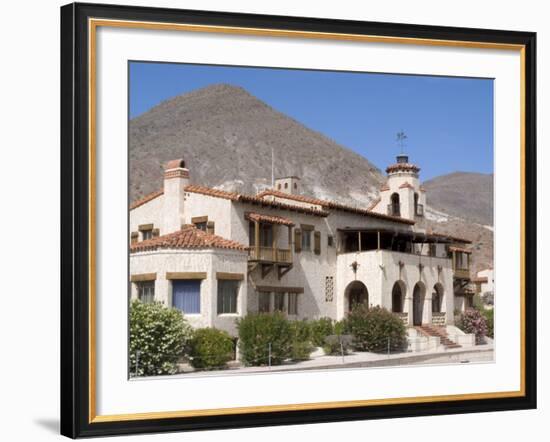 Scotty's Castle, Death Valley National Park, California, USA-Ethel Davies-Framed Photographic Print