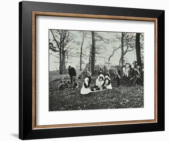 Scout Life, Shrewsbury House Open Air School, London, 1909-null-Framed Photographic Print