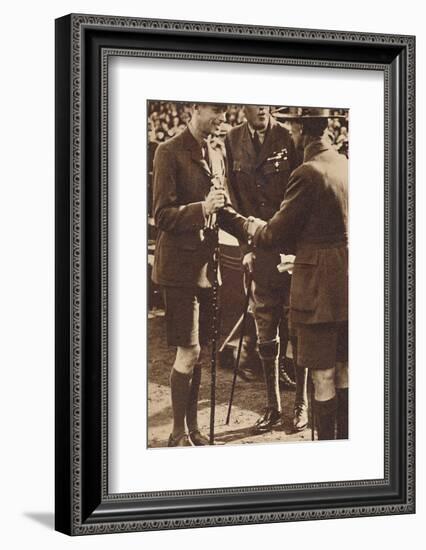 'Scout's Handshake' - Rally at Adelaide, 1927 (1937)-Unknown-Framed Photographic Print