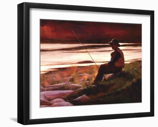 Scouting The Hatch-Dix Baines-Framed Art Print