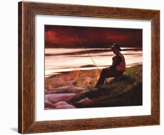 Scouting The Hatch-Dix Baines-Framed Art Print