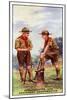 Scoutmaster and Assistant Scoutmaster, 1929-English School-Mounted Giclee Print