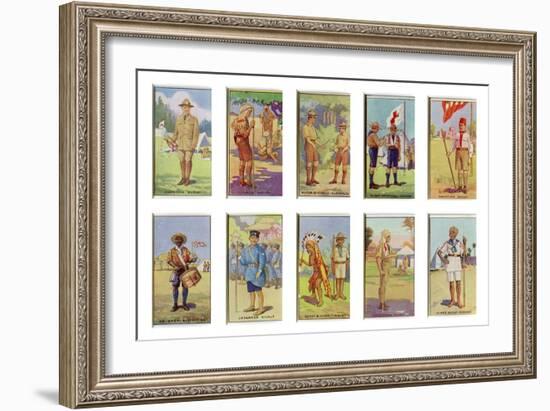 Scouts from around the World, 1923-English School-Framed Giclee Print