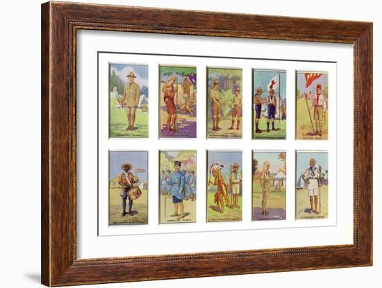 Scouts from around the World, 1923-English School-Framed Giclee Print