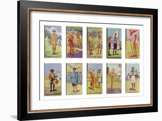 Scouts from around the World, 1923-English School-Framed Giclee Print