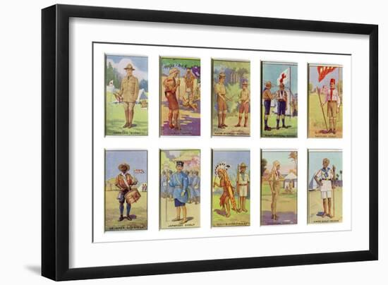 Scouts from around the World, 1923-English School-Framed Giclee Print