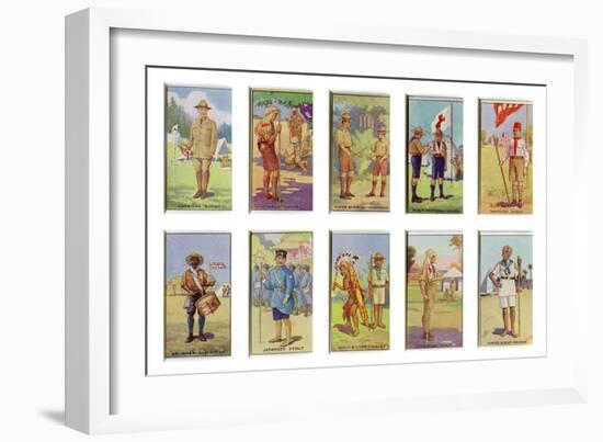 Scouts from around the World, 1923-English School-Framed Giclee Print