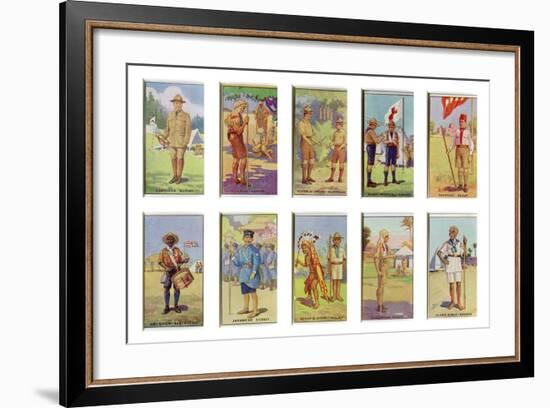 Scouts from around the World, 1923-English School-Framed Giclee Print