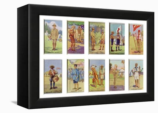Scouts from around the World, 1923-English School-Framed Premier Image Canvas