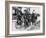 Scouts on Bikes 1930-null-Framed Art Print